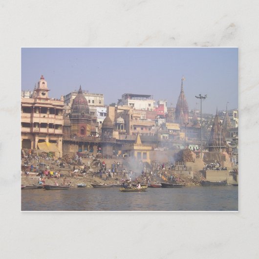 De Rivier van India Ganges Briefkaart (Voorkant)
