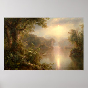 De Rivier van Licht, Frederic Edwin Church Poster