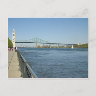 De Rivier van Saint Laurent, Montreal Briefkaart