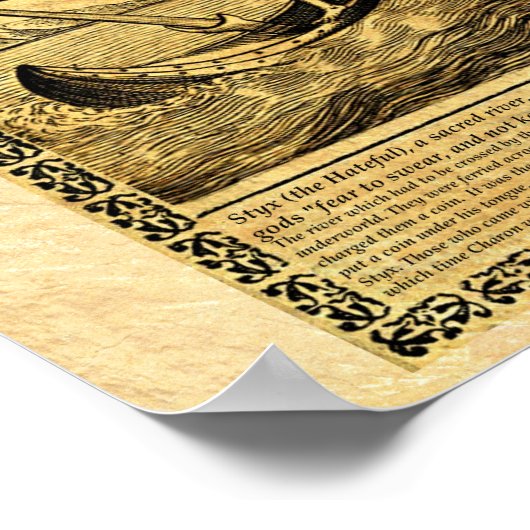 DE RIVIER VAN STYX POSTER (Hoek)