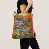 De rivier zwemmen tote bag (Dichtbij)