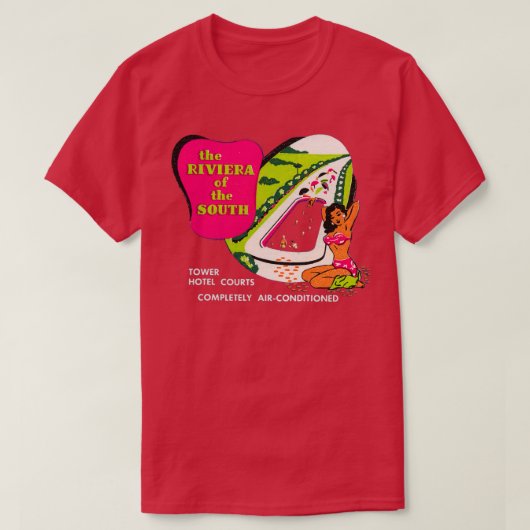 De Riviera van het Zuiden T-shirt (Design voorkant)
