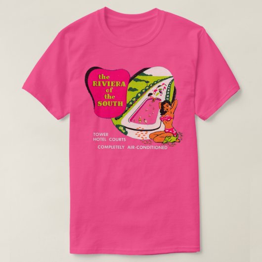De Riviera van het Zuiden T-shirt (Design voorkant)