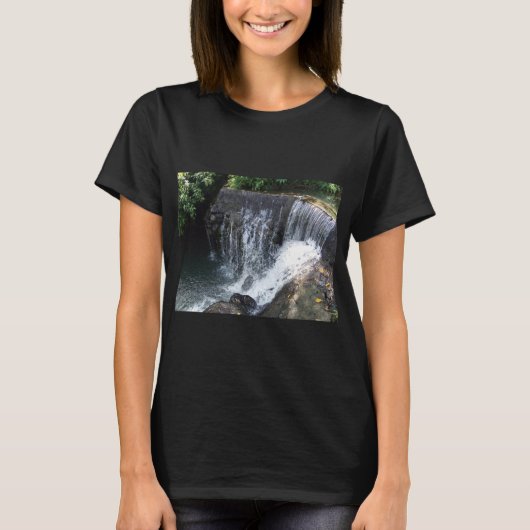 De Rivierwaterval Foto T-shirt (Voorkant)