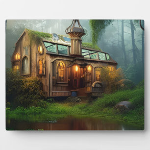 De rivierworkshop   Steampunk Tabletop Plaque Fotoplaat