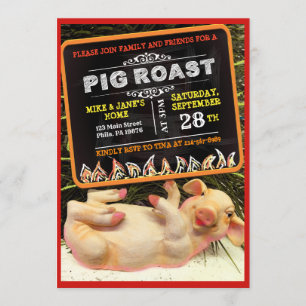 DE ROAST VAN DE PIG VAN DE KNOP VAN DE KNOP KAART