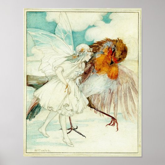 De Robin en de Flower Fairy Poster (Voorkant)