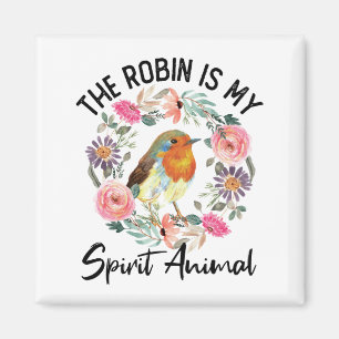De Robin is mijn dikke dierliefhebbers Magneet