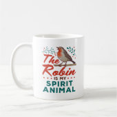 De Robin is mijn levende vogelvogel. Koffiemok (Links)