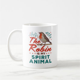 De Robin is mijn levende vogelvogel. Koffiemok