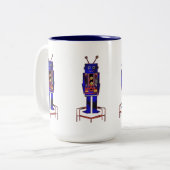 "De Robot" (450 ml) Tweekleurige mok (Voorkant links)
