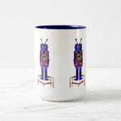 "De Robot" (450 ml) Tweekleurige mok (Center)