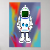 De robot | AI Art Poster (Voorkant)
