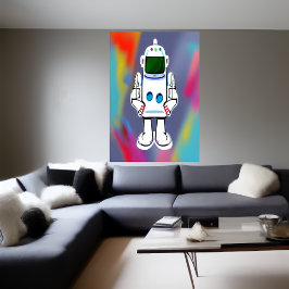 De robot | AI Art Poster