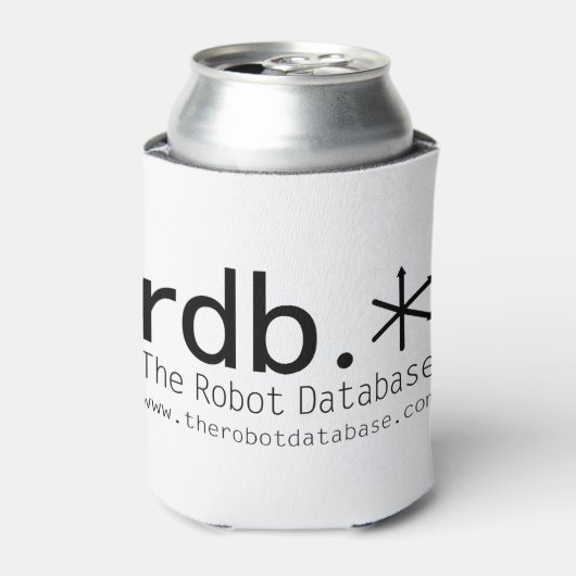 De robot database kan gezellig blikjeskoeler (Blikje Voorkant)