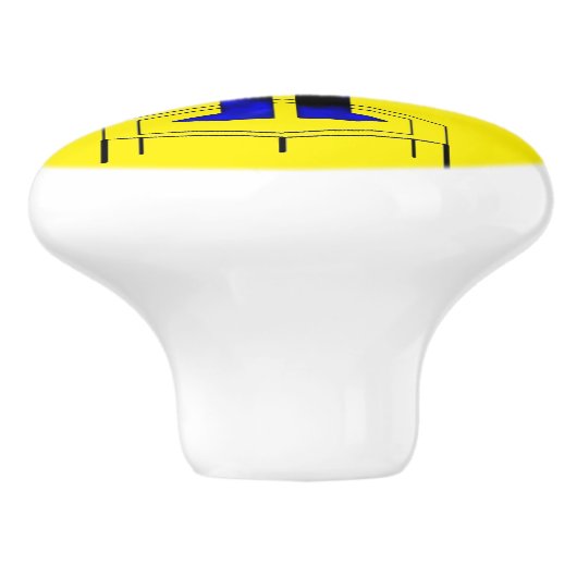 "De Robot" Keramische Knop (Zijkant)