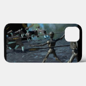 De Robot van de Bronstijd Case-Mate iPhone Case (Achterkant (horizontaal))