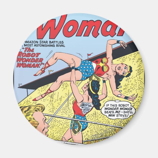 De Robot Wonder Woman Magneet (Voorkant)
