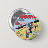 De Robot Wonder Woman Ronde Button 5,7 Cm (Voorkant /achterkant)