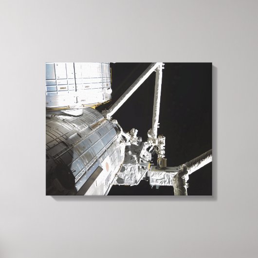De robotarm van de Japanse Experiment Modu 2 Canvas Afdruk (Voorkant)