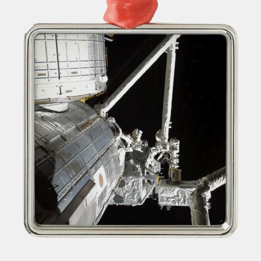 De robotarm van de Japanse Experiment Modu 2 Metalen Ornament (Voorkant)