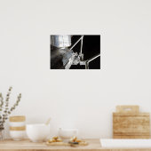 De robotarm van de Japanse Experiment Modu 2 Poster (Keuken)