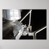 De robotarm van de Japanse Experiment Modu 2 Poster (Voorkant)