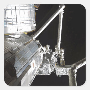 De robotarm van de Japanse Experiment Modu 2 Vierkante Sticker