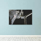 De robotarm van de Japanse Experiment Modu Canvas Afdruk (Insitu (Houten vloer))