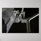 De robotarm van de Japanse Experiment Modu Poster (Voorkant)