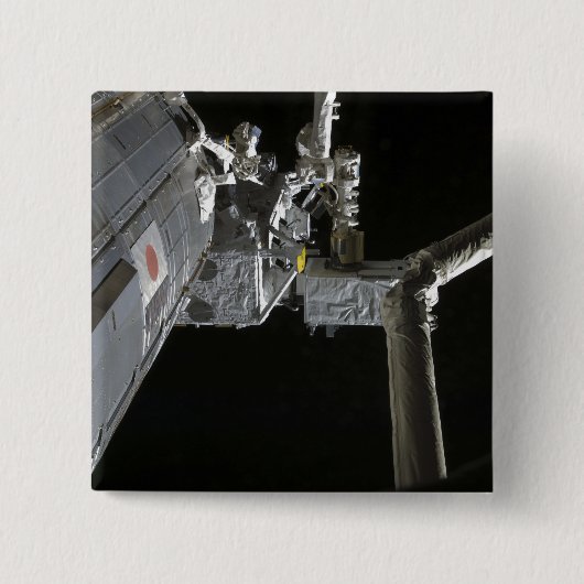 De robotarm van de Japanse Experiment Modu Vierkante Button 5,1 Cm (Voorkant)