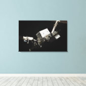 De robotarm van het systeem met afstandsbediening canvas afdruk (Insitu (Houten vloer))