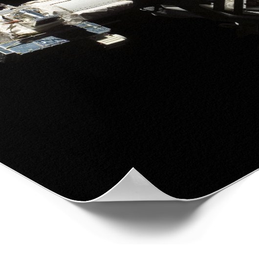 De robotarm van het systeem met afstandsbediening poster (Hoek)