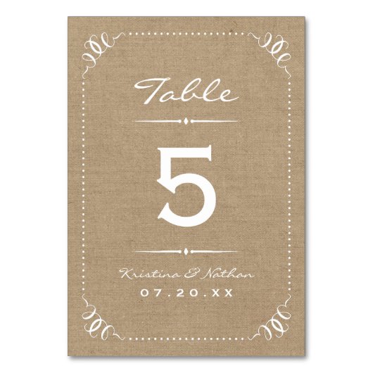 De Robuuste Chic- Tabelnummers van de lading Kaart (Achterkant)