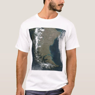 De robuuste, met sneeuwklemmen beklede Andes T-shirt