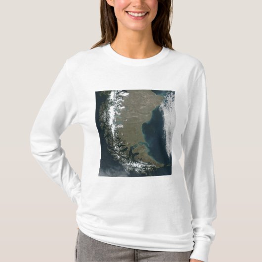 De robuuste, met sneeuwklemmen beklede Andes T-shirt (Voorkant)