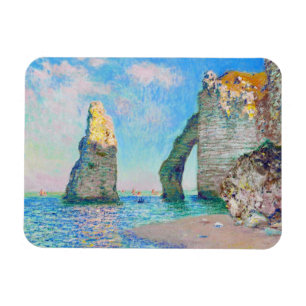 De Rock Needle en de Porte d'Aval Claude Monet Magneet
