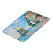 De Rock Needle en de Porte d'Aval Claude Monet Magneet (Linkerzijde)