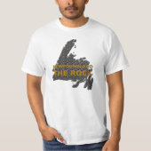 DE ROCK NEWFOUNDLAND T-SHIRT (Voorkant)
