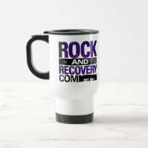 De Rock & Recovery Travel Mug van de top