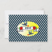 De Rockabilly Wedding RSVP van Retro 1950 (Voorkant)