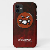 de rockband drummer Case-Mate iPhone case (Achterkant)