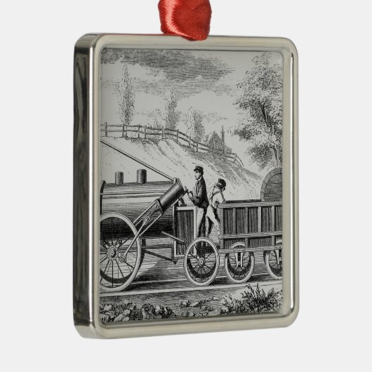 De "Rocket" Metalen Ornament (Rechts)