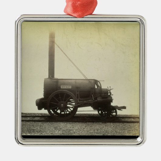 De 'Rocket', ontworpen door George Stephenson (178 Metalen Ornament (Voorkant)