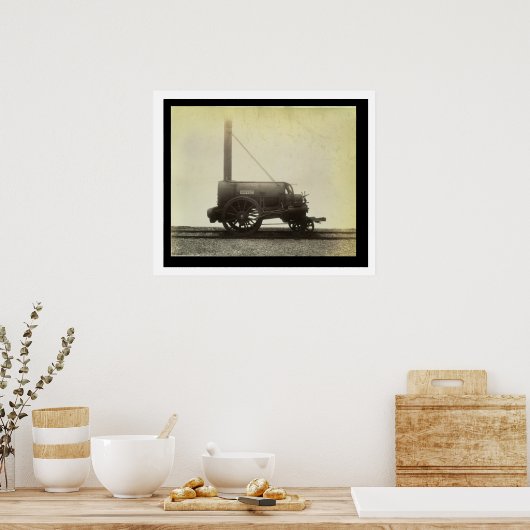 De 'Rocket' van George Stephenson (1781-1) Poster (Keuken)