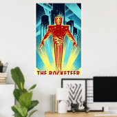De Rocketeer Poster (Thuiskantoor)