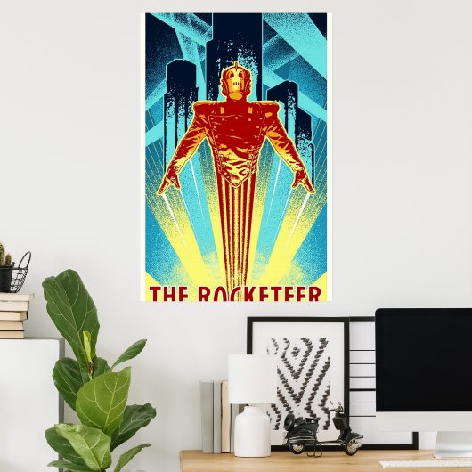 De Rocketeer Poster (Thuiskantoor)