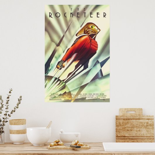 De Rocketeer Poster (Keuken)