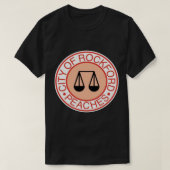 DE ROCKFORD PEACHES EN HET SHIRT (Design voorkant)