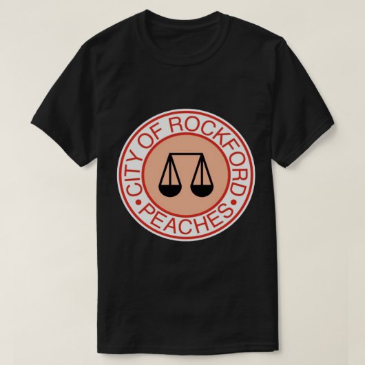 DE ROCKFORD PEACHES EN HET SHIRT (Design voorkant)